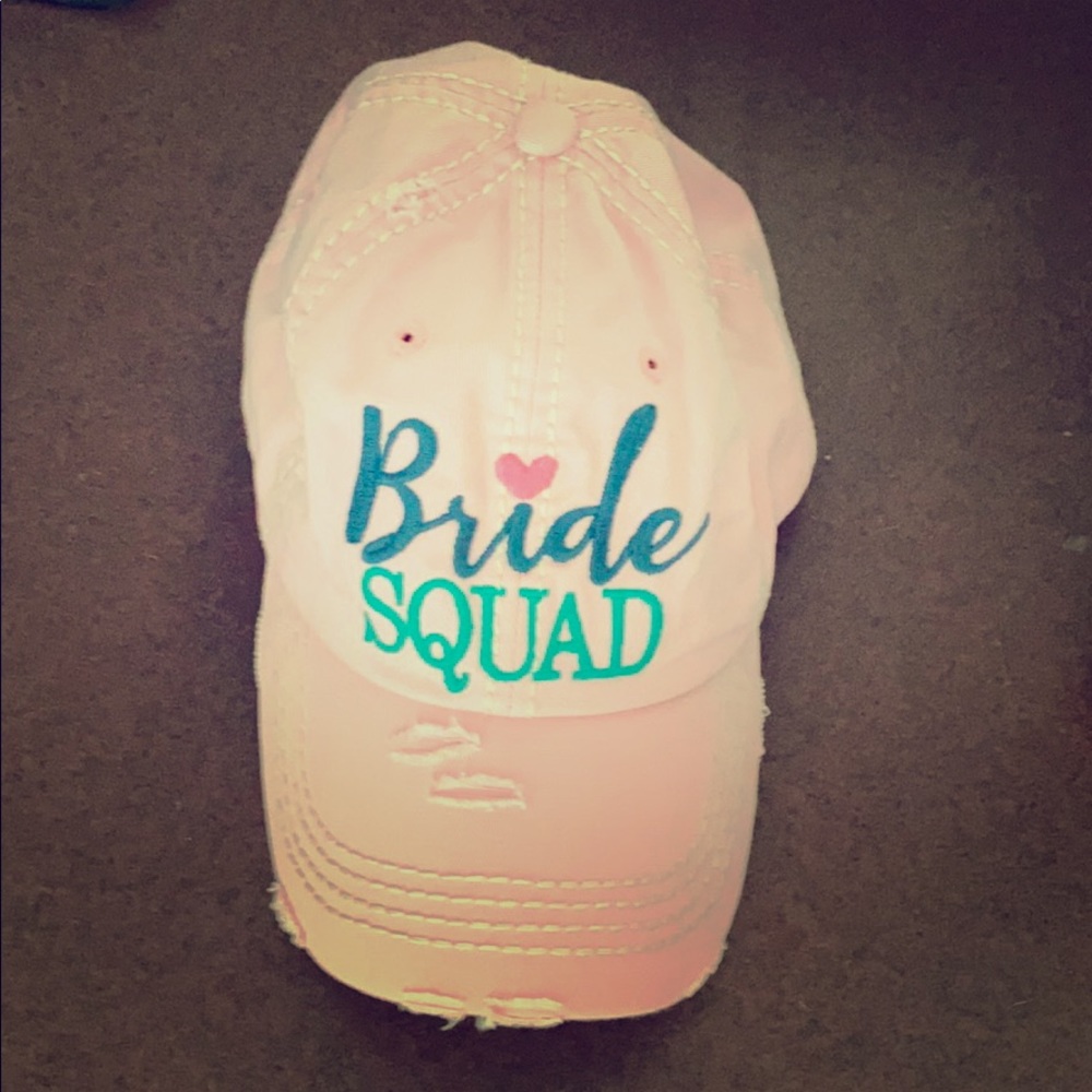 Bride squad hat